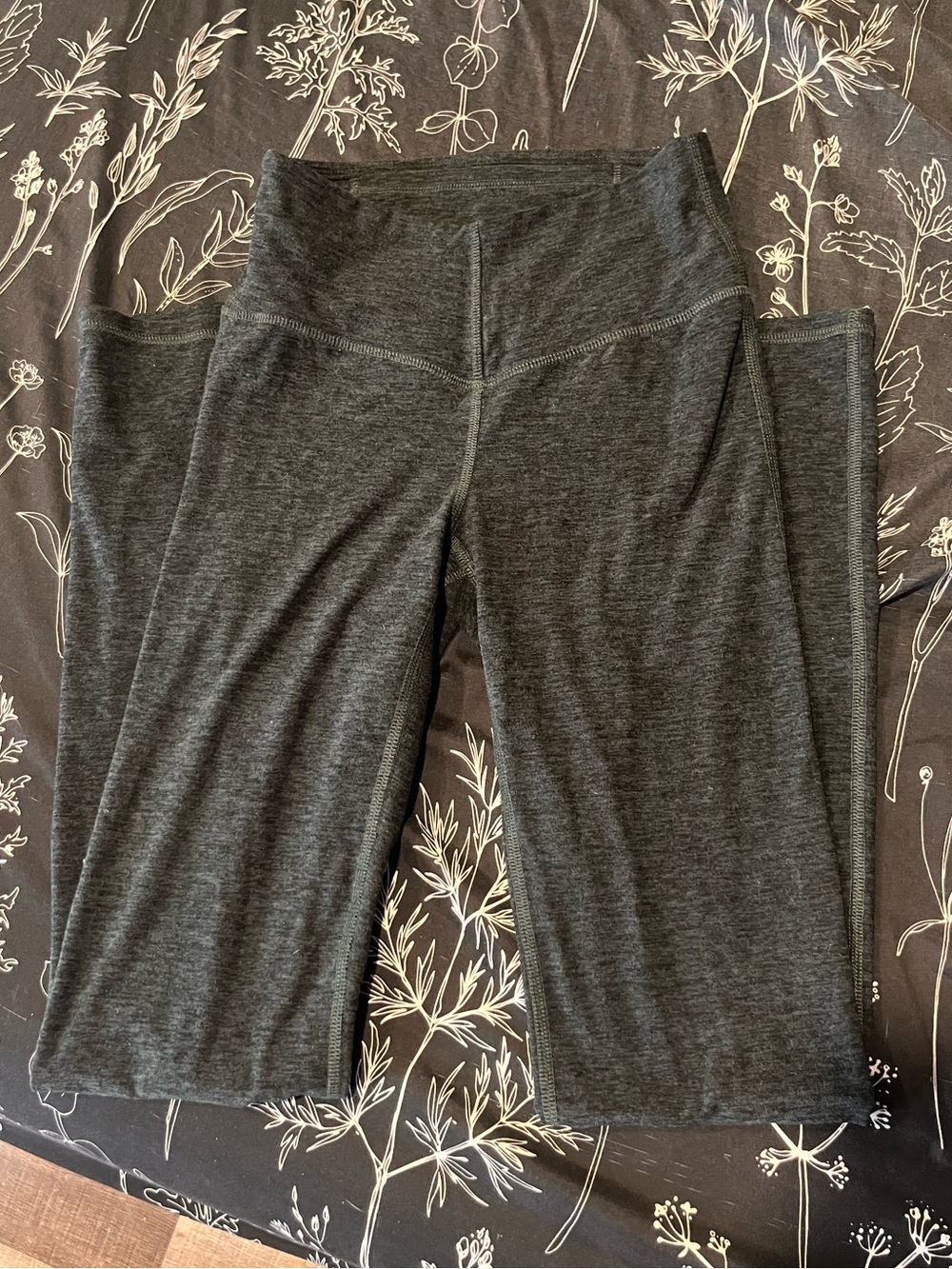 Dark Green Fabletics Purelux High Waisted Crossover Yoga pants